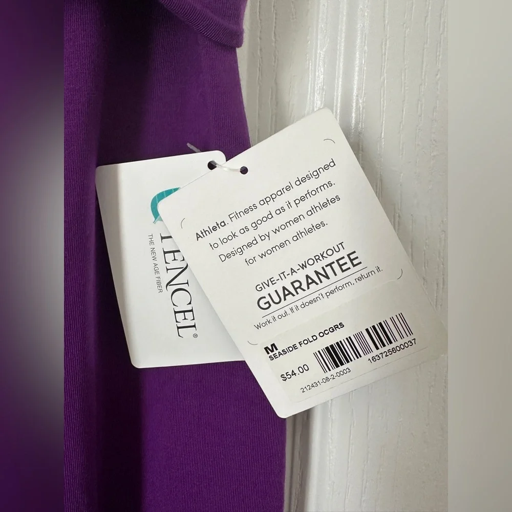 Athleta Purple Seaside Foldover Mini Skirt - Size: M - NWT - Picture 4 of 7